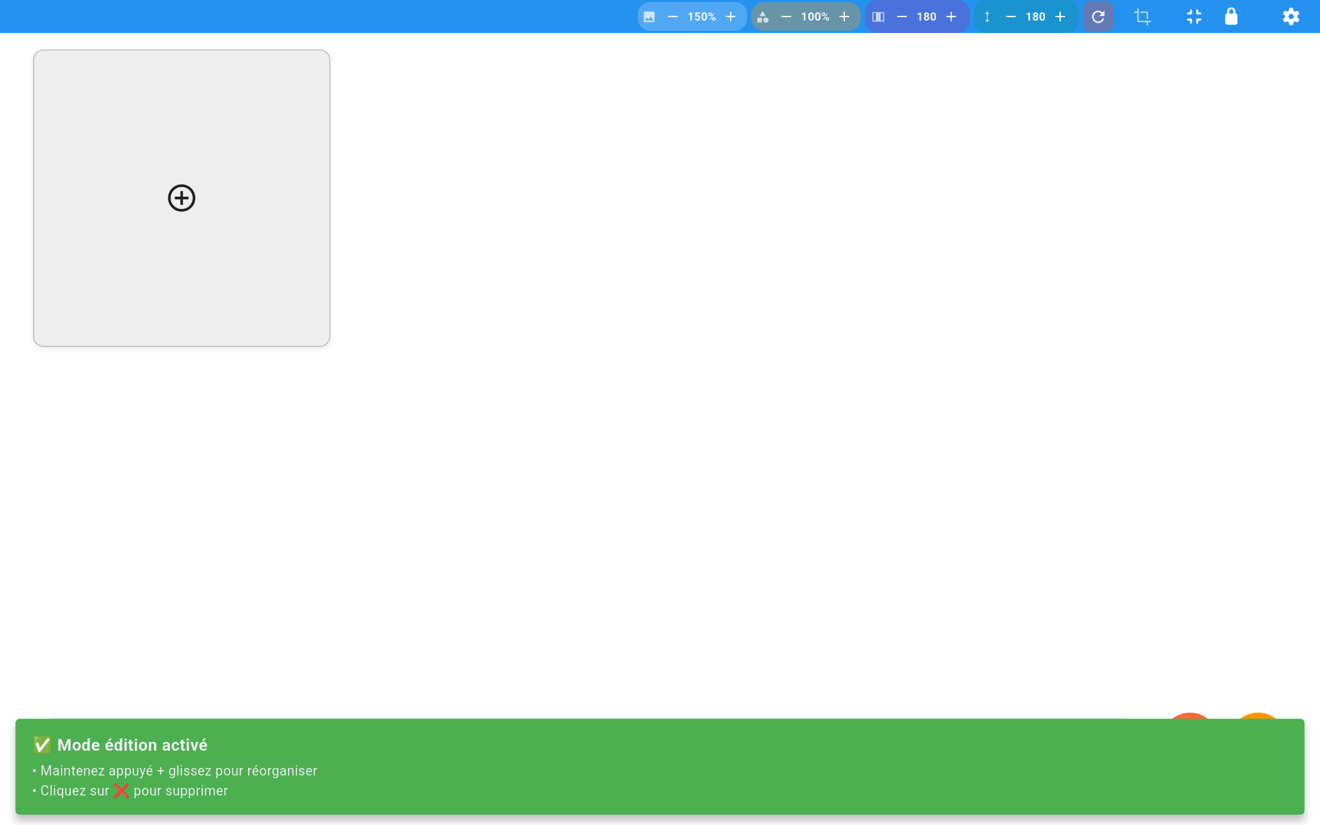 Add pictogram form filled