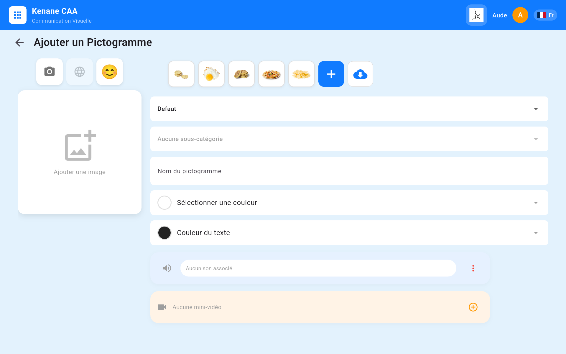 Add pictogram with image